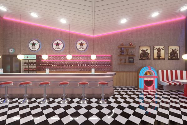 Retro diner